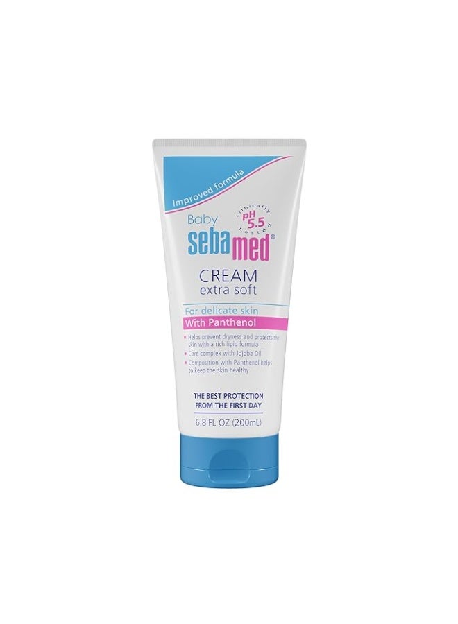 Sebamed Baby Cream Extra Soft 200 ml|pH 5.5|Ideal for Dry Skin|Sebamed Baby Lip Balm 4.8g - Image 2